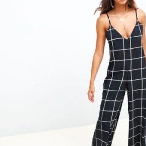 Check Box Black and White Jumpsuit Size 14. One of a Picture Only